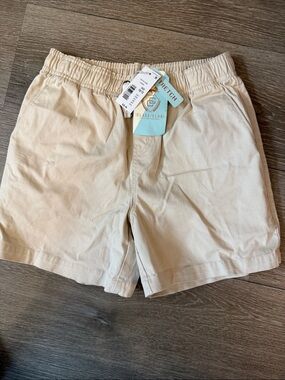 Class Club Beige Elastic-Waist Casual Shorts Boys 10/12